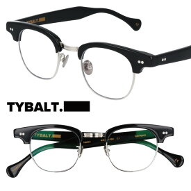 TYBALT ティバルトBanquo 002 C1 2022年東京でスタートした新アイウェアブランド ブラック 黒 シルバー ハンドメイド メガネ 眼鏡 メガネフレーム 眼鏡フレーム オシャレ クラシカル