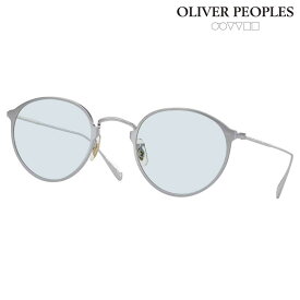 サングラス オリバーピープルズ OLIVER PEOPLES OV1144T 5254 46サイズ Dawson シルバー ブルー 薄カラーレンズ サングラス UVカット 紫外線カット 紫外線対策 正規店 メンズ 男性 小さめ Sサイズ ヴィンテージ風 チタニウム チタン 送料無料