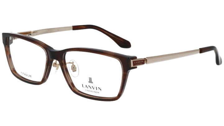 楽天市場】LANVIN ランバン VLC046J 06YH クリアブラウン メガネ 