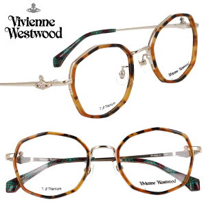 メガネ レディース Vivienne Westwood 40-0035-01 50サイズ ハバナ ブラウンデミ ライトゴールド ヴィヴィアンウエストウッド 眼鏡 メガネフレーム 眼鏡フレーム 度付き 可 度なし おしゃれ かわいい