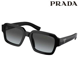 サングラス プラダ PRADA PR02ZSF 1AB06T 54サイズ ブラック 黒 ダークグレー グラデーション UVカット 紫外線カット 紫外線対策 ブランドサングラス メンズ 男性 送料無料