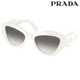 サングラス プラダ PRADA PR07YSF 142130 55サイズ ホワイト グレー グラデーション UVカット 紫外線カット 紫外線対策 ブランドサングラス レディース 女性 送料無料
