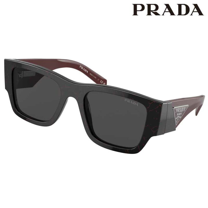 楽天市場】サングラス プラダ PRADA PR10 ZF 11F5S0 55サイズ ブラック 