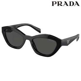 PRADA プラダ サングラス 0PRA02SF 16K08Z 55サイズ ブラック 黒 ダークグレー prada 正規品 UVカット 紫外線カット 紫外線対策 ブランドサングラス レディース 女性用 おしゃれ モード 旅行 送料無料