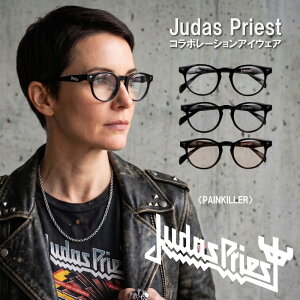 Judas Priest �R���{ ���K�l �W���[�_�X�v���[�X�g PAINKILER CL �u���b�N �ዾ ���K�l�t���[�� �ዾ�t���[�� �����Y ���f�B�[�X �j�� ���� LOUD EYEWEAR �x�t�� �� �x�Ȃ� �w���B���^�� �A�C�E�F�A ����