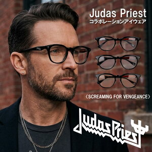 Judas Priest �R���{ ���K�l �W���[�_�X�v���[�X�g SCREAMING FOR VENGEANCE CL �u���b�N �ዾ ���K�l�t���[�� �ዾ�t���[�� �����Y ���f�B�[�X �j�� ���� LOUD EYEWEAR �x�t�� �� �x�Ȃ� �w���B���^�� �A�C