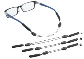SWANSワイヤースポーツバンドBK A-64(L) メガネチェーン 眼鏡チェーン レディース 眼鏡ストラップ メガネストラップ サングラス チェーン ギフト プチギフト プレゼント おしゃれ