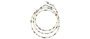 メガネチェーン SV-120 A クリア/アカケイ メガネチェーン 眼鏡チェーン レディース 眼鏡ストラップ メガネストラップ サングラス チェーン ギフト プチギフト プレゼント おしゃれ