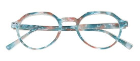 ダルトン ロウガン YGF138BL ブルー +1.00 老眼鏡 おしゃれ メンズ レディース ヘキサゴン かっこいい おしゃれ 柄 個性的 シニアグラス