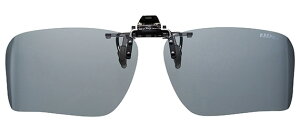 キーパー 9339-03 P. 偏光 ライトスモークサイドカバー メガネの上からサングラス クリップ式 サングラス クリップオン メガネ サングラス 挟む 取り付け メガネの上から装着 紫外線カット 簡