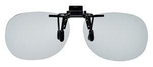 ブレーカー 9347-03 ライトスモーク メガネの上からサングラス クリップ式 サングラス クリップオン メガネ サングラス 挟む 取り付け メガネの上から装着 紫外線カット 簡単