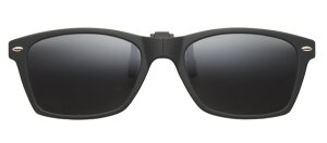 グリーングラス GR-007C BKマット/グレー メガネの上からサングラス クリップ式 サングラス クリップオン メガネ サングラス 挟む 取り付け メガネの上から装着 紫外線カット 簡単