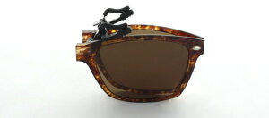 グリーングラス GR-007C BRデミマット/BR メガネの上からサングラス クリップ式 サングラス クリップオン メガネ サングラス 挟む 取り付け メガネの上から装着 紫外線カット 簡単