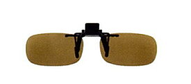 フジコン CLIP UP CU-31 ライトBR.P 偏光 メガネの上からサングラス クリップ式 サングラス クリップオン メガネ サングラス 挟む 取り付け メガネの上から装着 紫外線カット 簡単