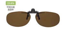 シェードコントロール sc-03(lbr) メガネの上からサングラス クリップ式 サングラス クリップオン メガネ サングラス 挟む 取り付け メガネの上から装着 紫外線カット 簡単