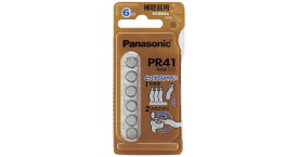 無水銀電池パナソニック電池 PR41F(312)(6個入り) 補聴器用電池 補聴器 コンパクト 敬老