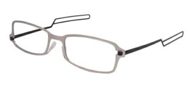 トリックライン TL-001-1 シルバー マット/ブラックマット +1.00 老眼鏡 おしゃれ メンズ レディース コンパクト スリム 携帯用 かっこいい かわいい 折り畳み シニアグラス