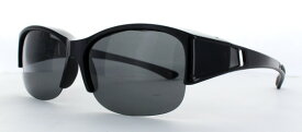 エレッセオーバーグラス ES-OS04-1 BK/SM 偏光 へんこう polarized 眼鏡の上から メガネの上から サングラス オーバーグラス 釣り 度付き不可 UVカット メンズ レディース 男女兼用