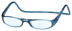 クリックユーロ +1.50 ジーンブルー ClicEuro シニアグラス リーディンググラス 老眼鏡 クリックリーダー 読書用 おしゃれ メンズ 男性 レディース 女性 首にかける 首掛け 世良教授 國村隼 メガ