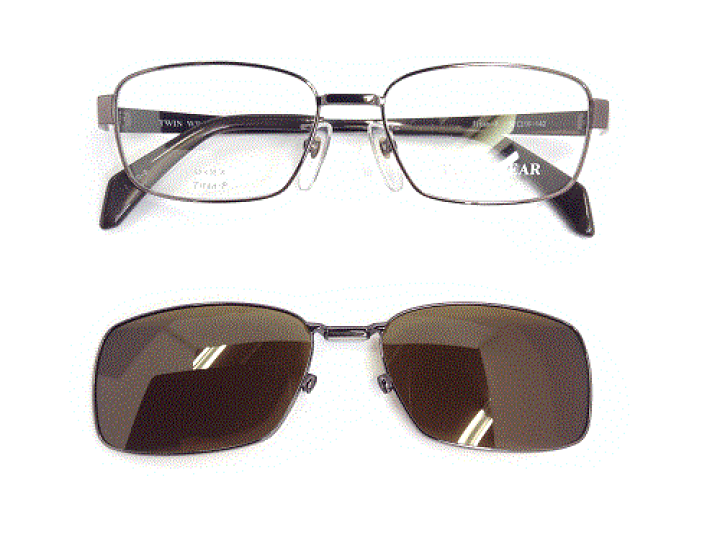 【TWINWEAR(ツインウェア)】【メガネ】【マグネット式サングラス】　TW-8000　col.3　52ｍｍ　日本 楽天市場】【TWINWEAR(ツインウェア)】【メガネ】【マグネット式