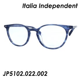 Italia Independent(イタリアインディペンデント) メガネ MARIA RITA JP5102.022.002 49mm [BLUE AND HORN]