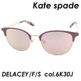 Kate spade(ケイトスペード) サングラス DELACEY/F/S col.6K30J [BURGUNDY GOLD] 54mm