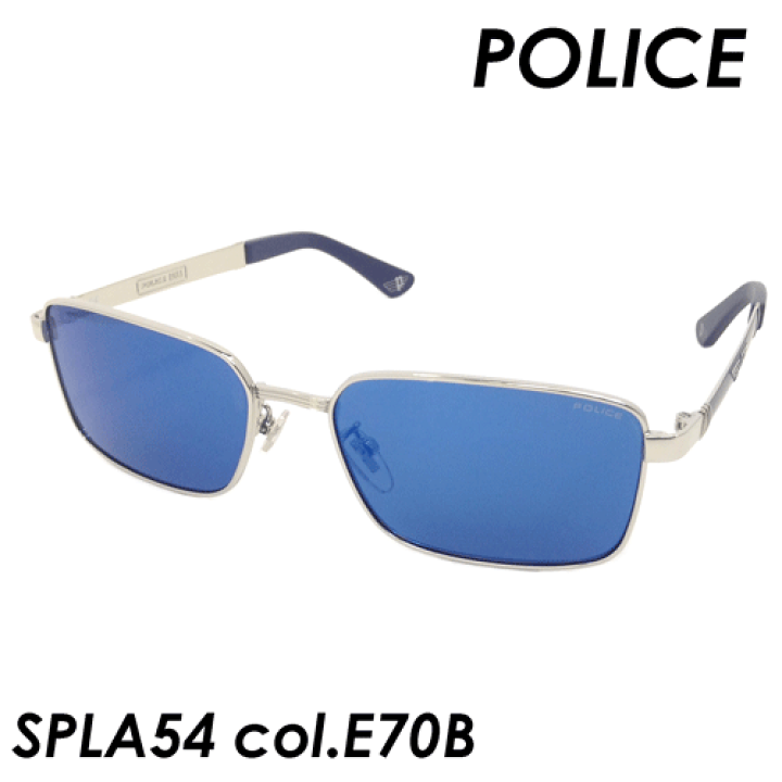 【2020年モデル】 POLICE(ポリス) サングラス ORIGINS28 SPLA54 col.E70B 56mm　[シルバー/ブルーミラー] |  メガネのハヤミ　楽天市場店