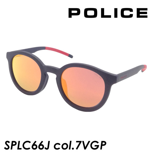 POLICE(ポリス) 偏光サングラス BOOST SPLC66J col.7VGP[マットブラック/レッド] 48mm UVカット 偏光レンズ  Polarized Lenses【2021年モデル】 | メガネのハヤミ　楽天市場店