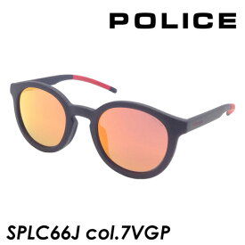 POLICE(ポリス) 偏光サングラス BOOST SPLC66J col.7VGP[マットブラック/レッド] 48mm UVカット 偏光レンズ Polarized Lenses【2021年モデル】