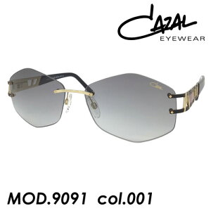 CAZAL �J�U�[�� �T���O���X MOD.9091 col.001 62mm UV�J�b�g ���O���J�b�g �t�`�Ȃ� ���Ȃ� �c�[�|�C���g �h�C�c��