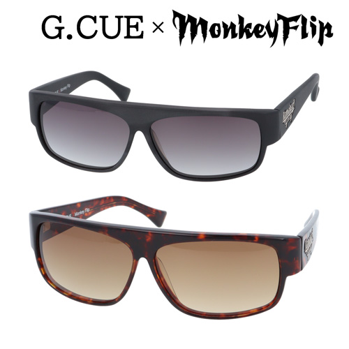 MonkeyFlip × G.CUE サングラス col.2/3 60mm Lサイズ モンキーフリップ コラボフレーム 2color