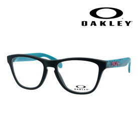 OAKLEY オークリー 子供用メガネ Frogskins XS OY8009-09 48mm 50mm マットブラック フロッグスキン Youth Fit レンズ付き レンズセット 薄型非球面クリアレンズ 伊達メガネ 度なし 度付き 国内正規品 保証書付 キッズ KIDS