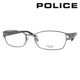 POLICE ポリス メガネ VPLA99J col.0530/0568 55mm スクエア チタン 2color