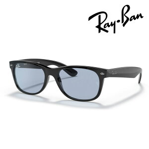 Ray-Ban ���C�o�� �T���O���X NEW WAYFARER RB2132F 601/64 55mm �u���b�N �j���[�E�F�C�t�@�[���[ �������K�i �ۏ؏��t �����y