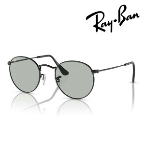 Ray-Ban ���C�o�� �T���O���X ROUND METAL RB3447 002/R5 50mm �u���b�N ���E���h���^�� ���O�� UV�J�b�g �������K�i �ۏ؏��t