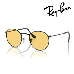 Ray-Ban ���C�o�� �T���O���X ROUND METAL RB3447 002/R6 50mm �u���b�N ���E���h���^�� ���O�� UV�J�b�g �������K�i �ۏ؏��t