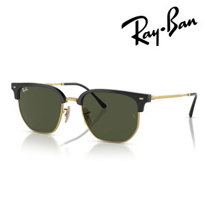 Ray-Ban ���C�o�� �T���O���X NEW CLUBMASTER RB4416 601/31 51mm �u���b�N/�S�[���h �j���[�N���u�}�X�^�[ �������K�i �ۏ؏��t ���O�� UV�J�b�g