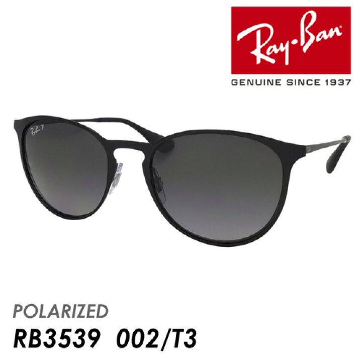 楽天市場】Ray-Ban レイバン 偏光サングラス ERIKA METAL RB3539 002  