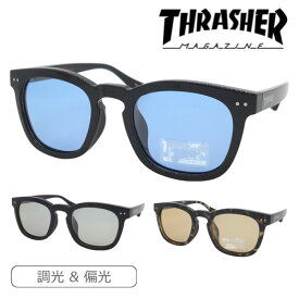 THRASHER スラッシャー 偏光・調光サングラス CASTOL 1051 col.BK-BLC/BK-SMC/DM-BRC 51mm 紫外線 UVカット Polarized 3color