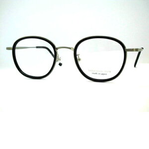 日本製 スクエアアイビー眼鏡 ハンドメイドアイテムセルチタン小さめコンビメガネ・NOVA・3102