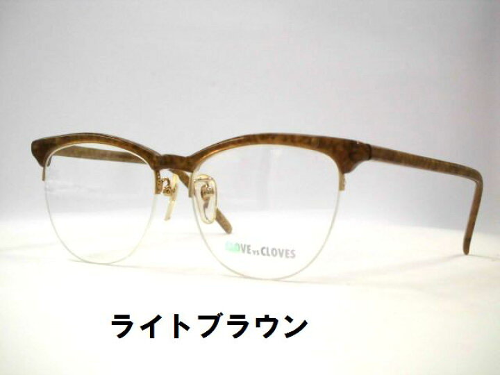 楽天市場】ビンテージ眼鏡 ［フォックス型セルサーモントハーフリム 