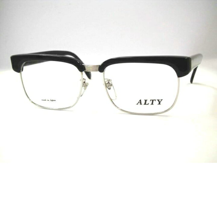 楽天市場 大きめサーモントフレーム ごついブローメガネ 日本製サンプラチナ眼鏡 ａｌｔｙ ６００３ メガネのハヤシ