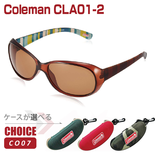 Coleman コールマン 別倉庫からの配送 CLA01-2 ケース付き レディース CO07 偏光レンズ採用サングラス