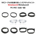 VRゴーグル 度付きレンズ アタッチメントセット 2枚一組 Meta Quest3 Meta Quest2 PlayStation VR2 PSVR2 乱視対応 レ…