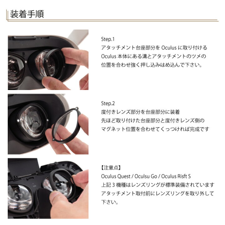 楽天市場】Favotem MetaQuest2/Quest3S対応 度付きレンズ 
