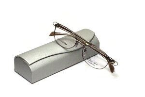 【フレーム単品メガネ】 シャルマン Lineart ラインアート XL 1600-BR ブラウン【ヴィヴァーチェコレクション】【スクエア系】【エクセレンスチタン】【チタン】【日本製眼鏡】【茶】