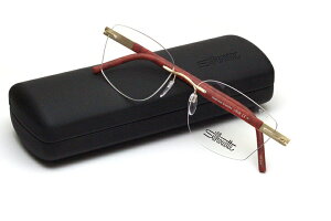 薄型レンズ付メガネセット　 シルエット　アイデンティティ 5535/HZ-7620(エアーズレッド)