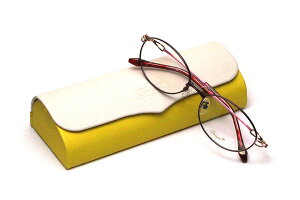 【フレーム単品メガネ】Dragee ドラジェ silk ribbon 4 ワインヘアーライン/パールベビーピンク【オーバル系】【チタン】【日本製眼鏡】