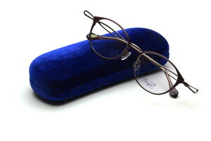 【フレーム単品メガネ】Dragee ドラジェ Tresse Pant 04 ワイン/ゴールド+ブラック【ボストン系】【チタン】【日本製眼鏡】【茶】【おしゃれフレーム】