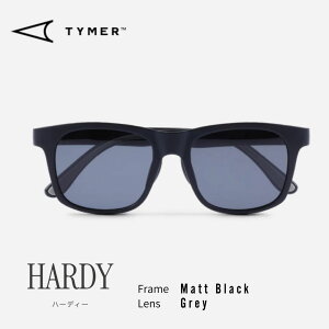TYMER サングラス HARDY TY102 MBK GRY マットブラック グレーカラーレンズ タイマー サングラス スポーツ用サングラス ドライブ用サングラス ランニング用サングラス ウエリントンシェイプ 軽量